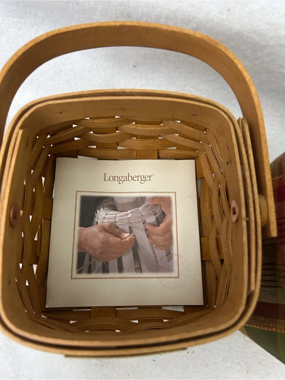 Longaberger 2003 Dresden Basket